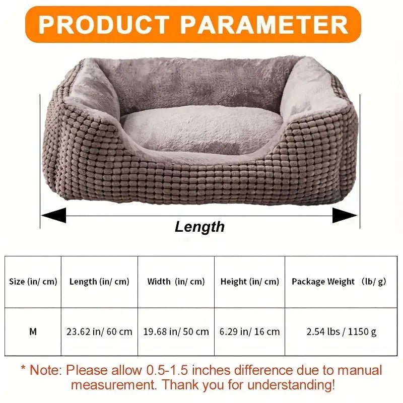 SnuggleRest • Comfortable & Durable Dog Sofa Bed - Dog Bed - BowLift