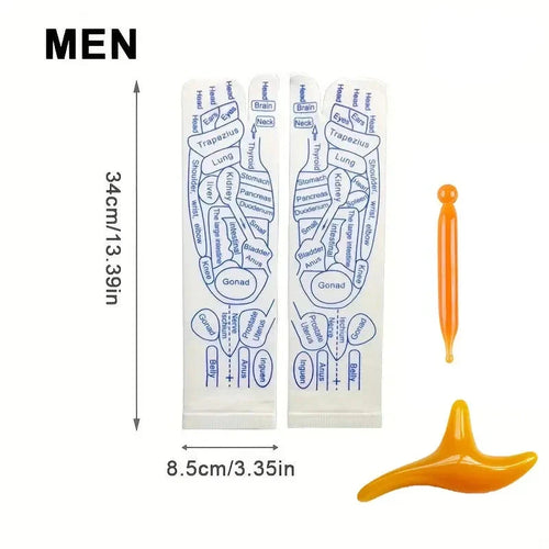 BowLift | Acupressure Reflexology Socks with Massage Stick