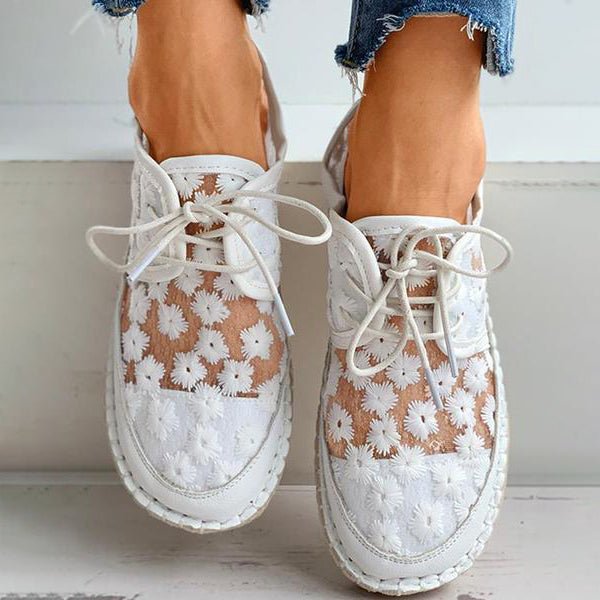 BowLift | Orthopedic stylish shoe with floral design