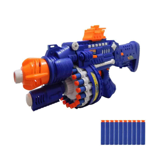 Fully automatic soft bullet gun incl. 40 arrows/darts | Bowlift