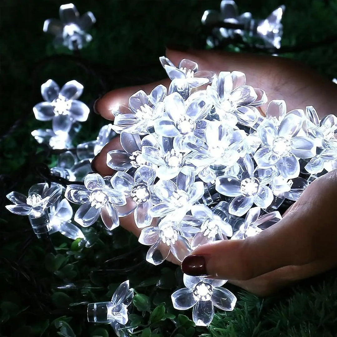 BowLift | Solar Cherry Blossom String Lights – Waterproof Fairy Lighting for Gardens, Weddings, Parties, & Christmas Décor