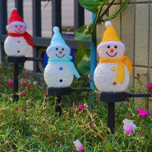 BowLift | Solar Energy Snowman Lamp - SolarSnow
