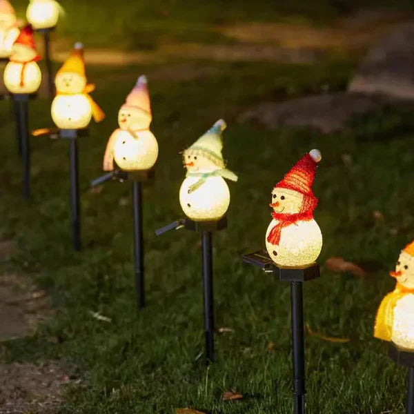 BowLift | Solar Energy Snowman Lamp - SolarSnow