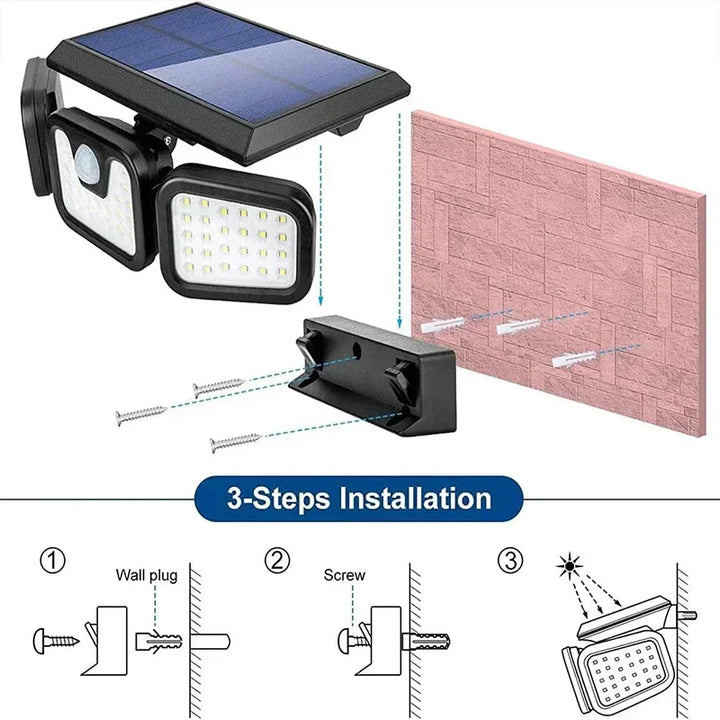 BowLift | Solar Energy Wall Lamp - EcoBright