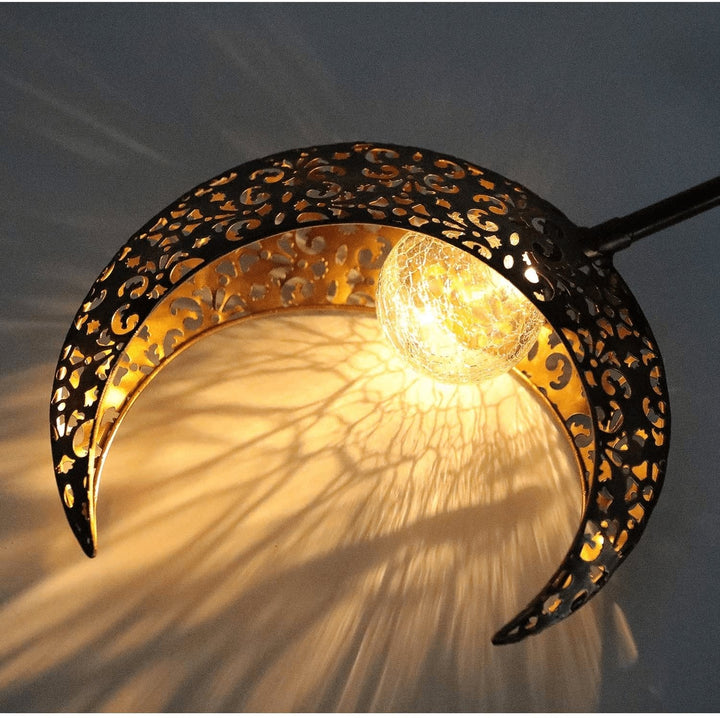 Solar Outdoor Half-Moon Light Bowlift