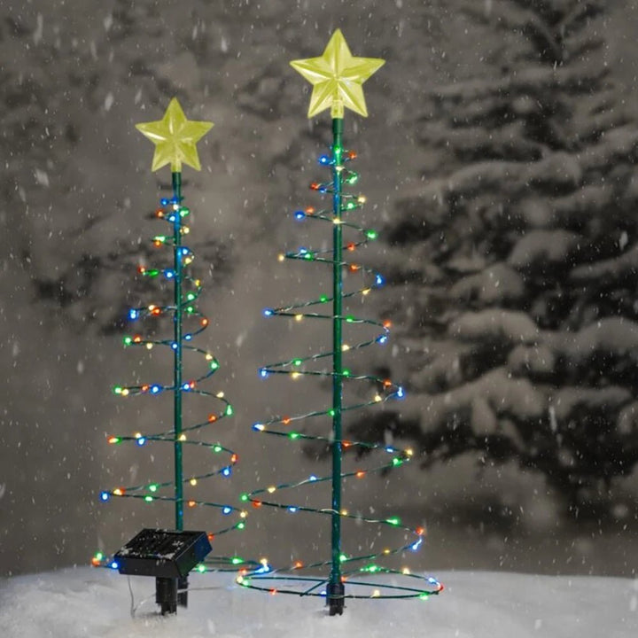 BowLift | Solar-Powered LED Christmas String Lights – Waterproof Outdoor Fairy Garland for Magical Holiday Garden & New Year Décor