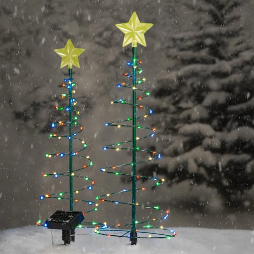 BowLift | Solar-Powered LED Christmas String Lights – Waterproof Outdoor Fairy Garland for Magical Holiday Garden & New Year Décor