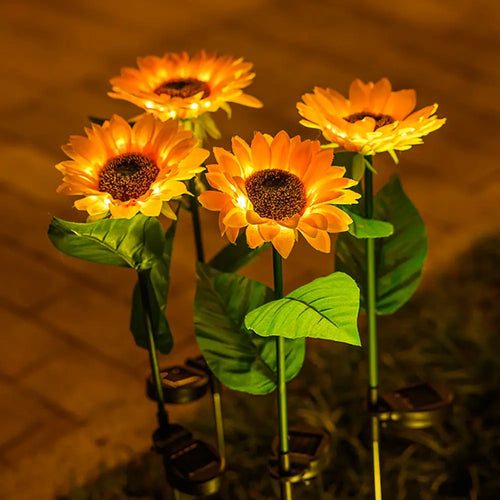 BowLift | SolarBloom Waterproof Solar - Powered Sunflower Lamp