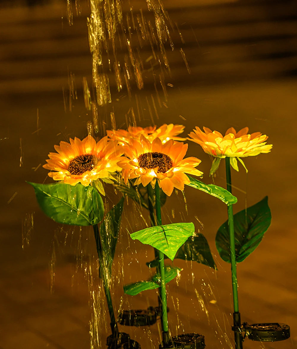 BowLift | SolarBloom Waterproof Solar - Powered Sunflower Lamp