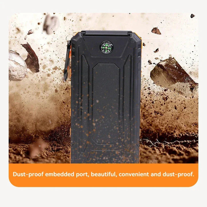 BowLift | SolarCharge Pro Solar Powerbank with Flashlight