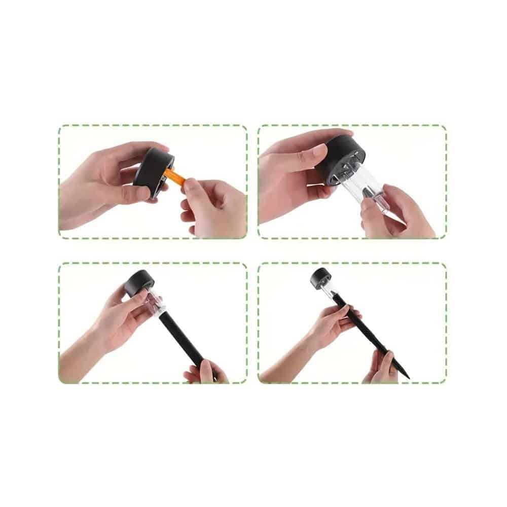 LED solar cell lamps on spikes - Black 10 pcs. | Bowlift