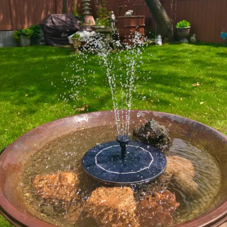 BowLift | Solar-Powered Water Fountain | Effortless Installation & Multiple Spray Patterns for Garden Ponds and Birdbaths