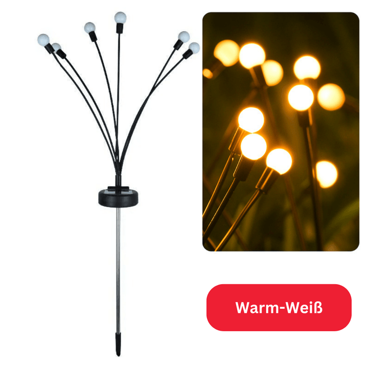 BowLift | Solar firefly garden lights for atmospheric evenings