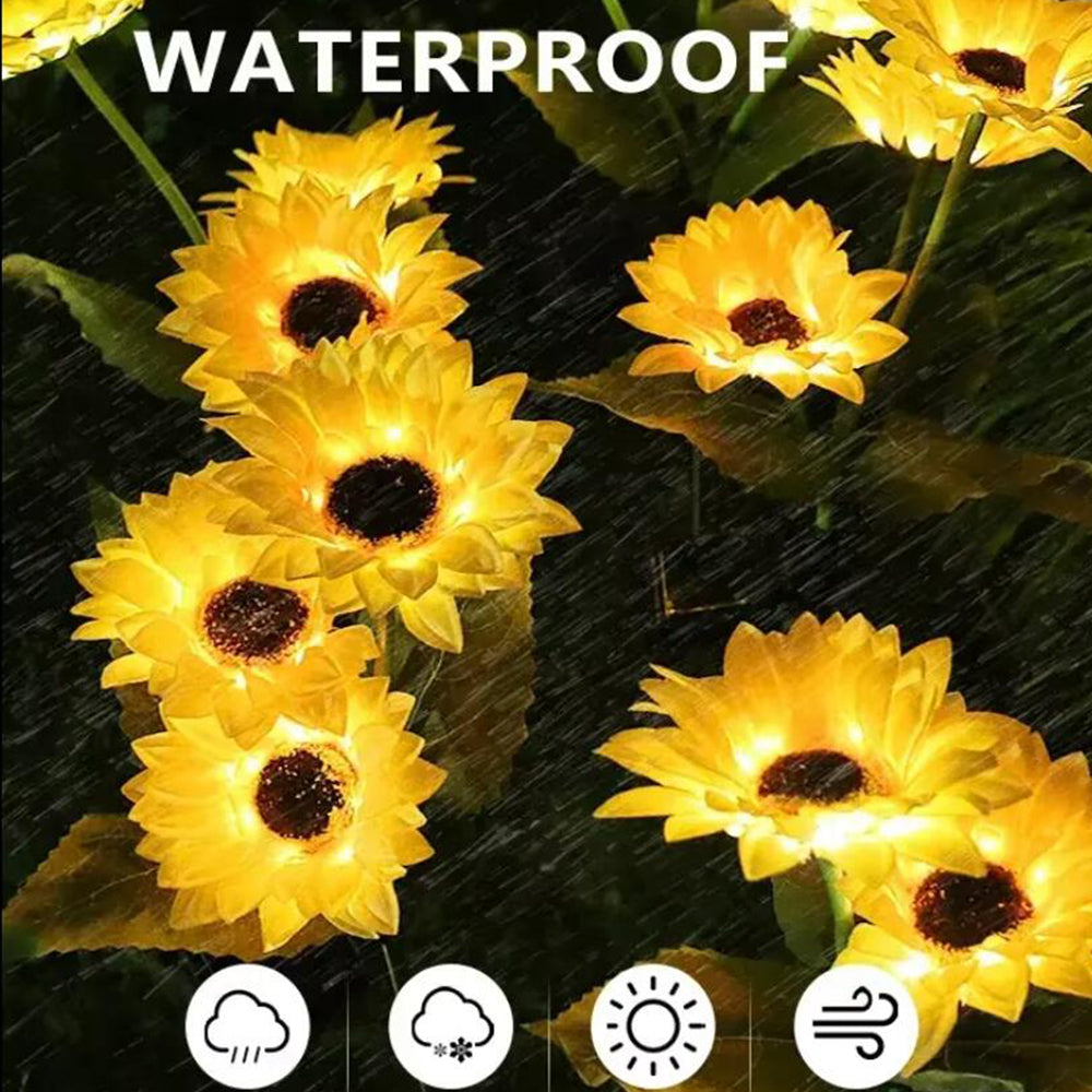 Solar-Sunflower-Garden-Lamp 80 cm | Bowlift