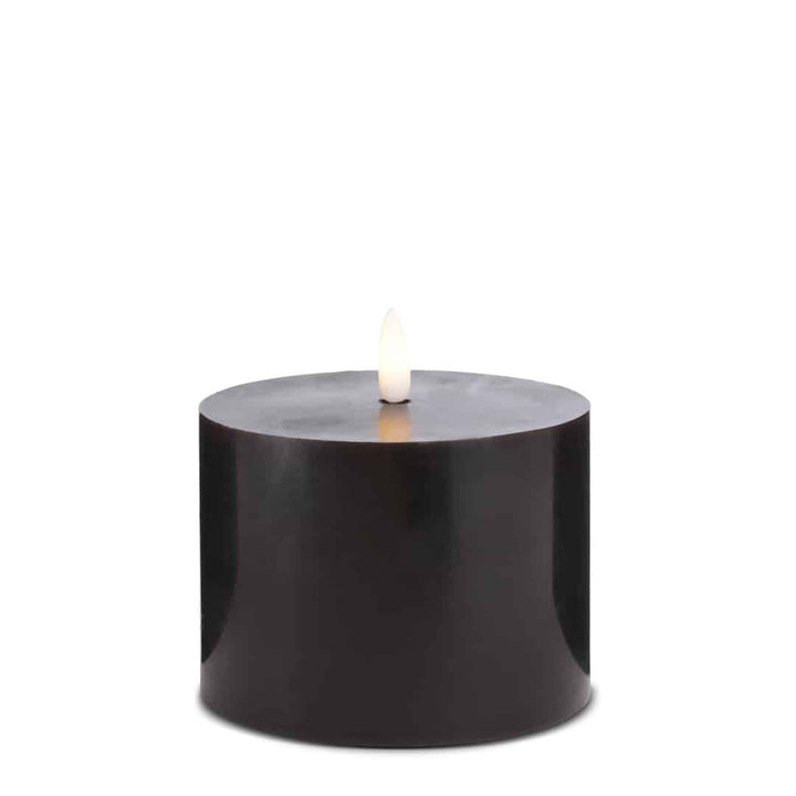 LED Candle (1 piece) with realistic 3D flame 10 x 10 cm | Bowlift