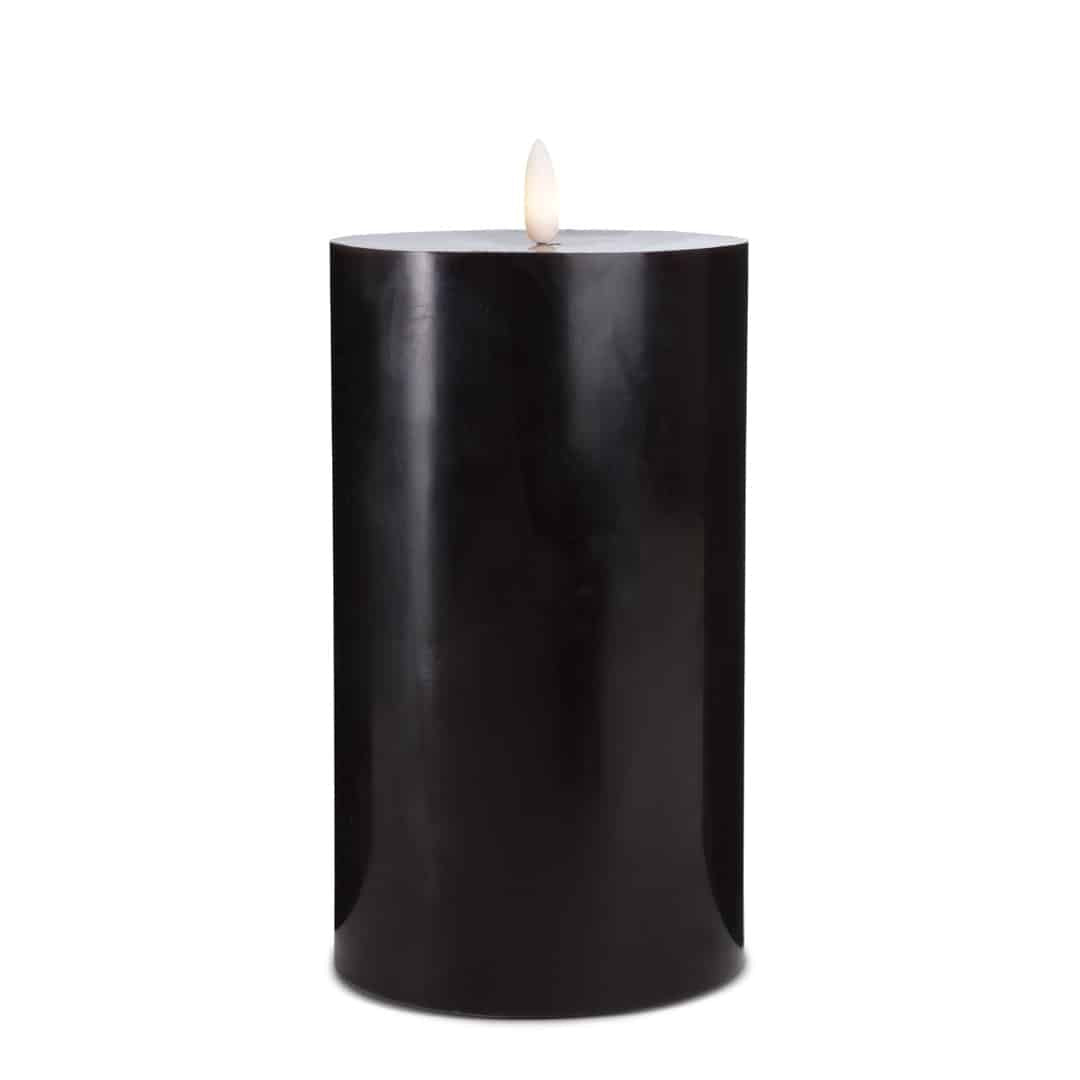 LED Candle (1 piece) with realistic 3D flame 10 x 20 cm | Bowlift