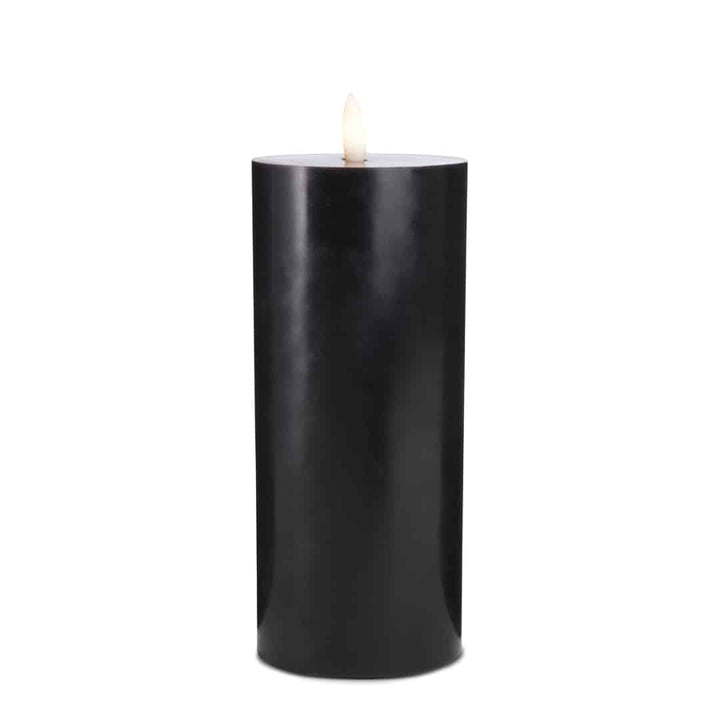 LED Candle (1 piece) with realistic 3D flame 7.5 x 20 cm | Bowlift