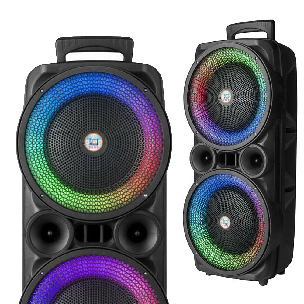 Soundbox 2 x 8" - LED lighting, microphone and remote control | Bowlift