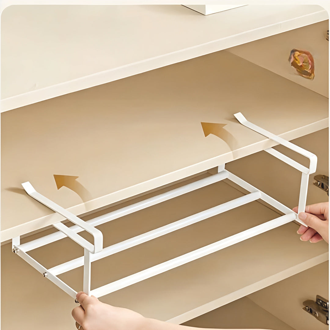 BowLift | Adjustable Metal Under Shelf Shoe Rack