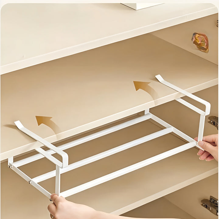 BowLift | Adjustable Metal Under Shelf Shoe Rack