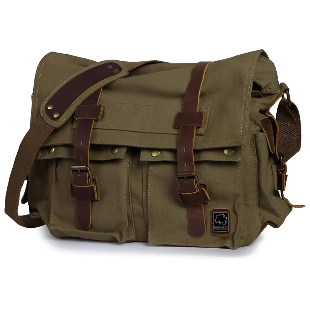 BowLift | Spacious Men's Canvas Crossbody - UrbanTrail
