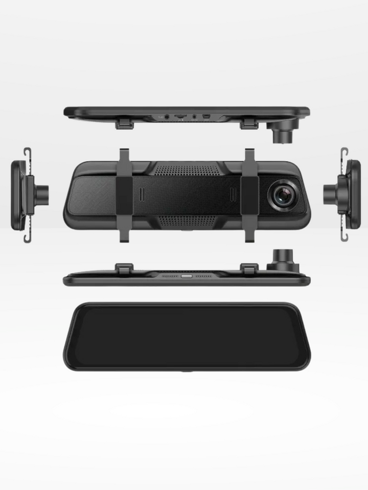 BowLift | Rearview Mirror Dash Cam 4K Front & Rear | CarPlay & Smart Driving Assistant