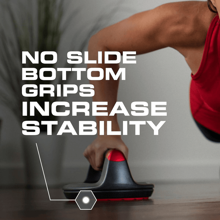 BowLift | Spinfit Rotating Push-Up Handles – Ergonomic Wrist Protection – 180 kg Capacity – Dynamic Strength Training for Chest, Shoulders & Core