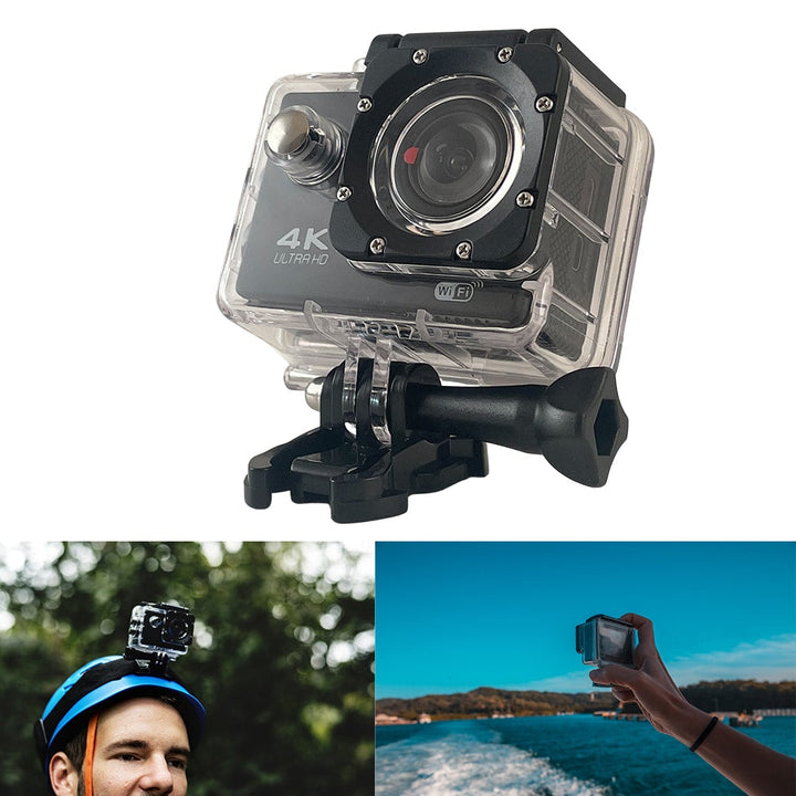 Action camera with waterproof case - 4K - 16.0 Mega Pixel | Bowlift