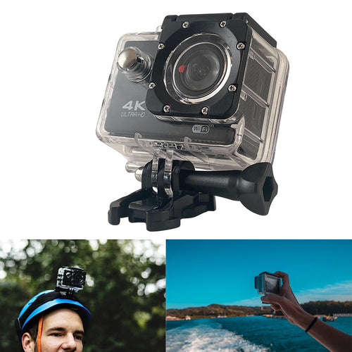 Action camera with waterproof case - 4K - 16.0 Mega Pixel | Bowlift