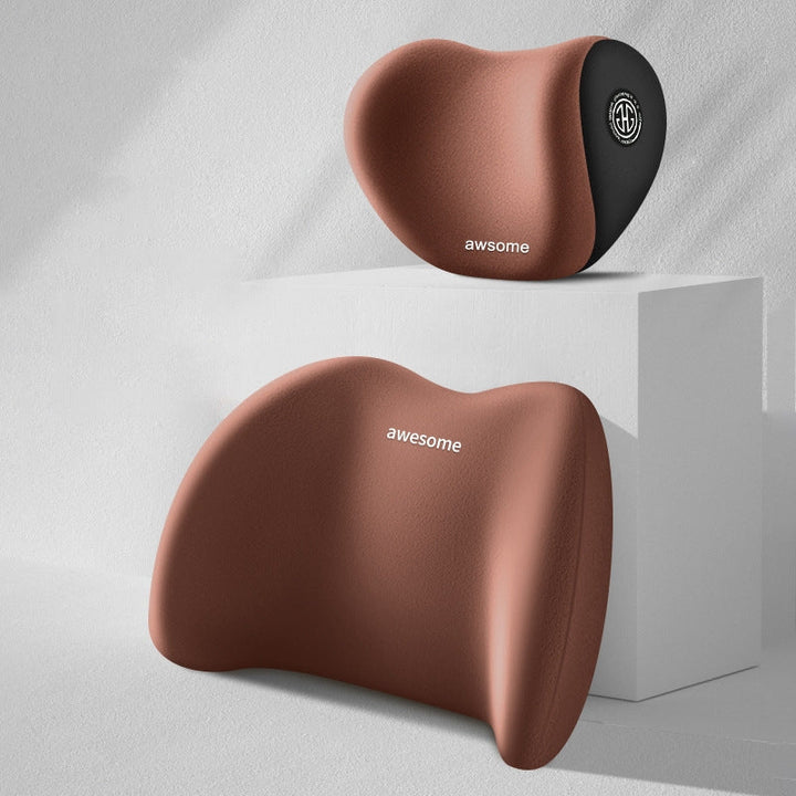 BowLift | [Creative gift] Neck and waist pillow for the car headrest