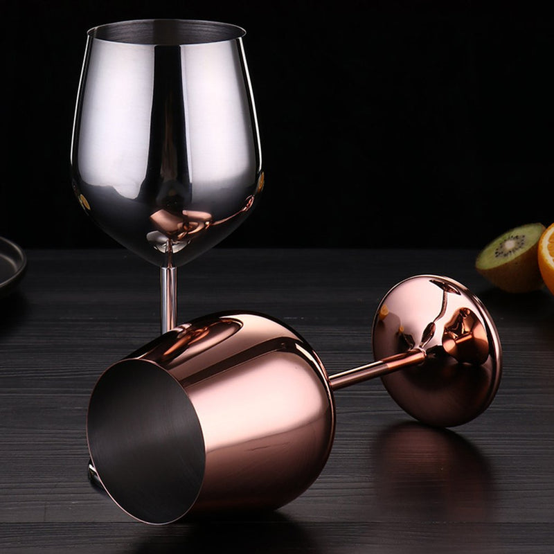 BowLift | 500ml Stainless Steel Wine Glasses