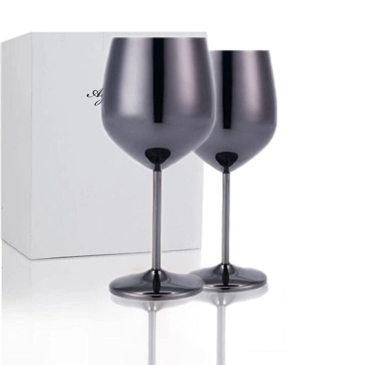 BowLift | 500ml Stainless Steel Wine Glasses