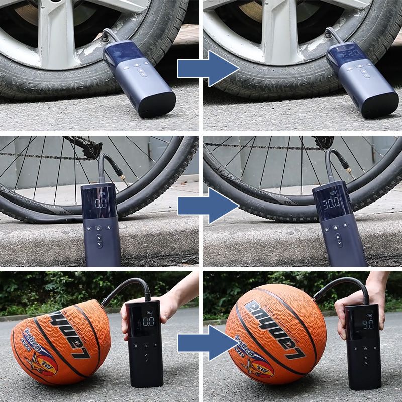 BowLift | Portable Wireless Car Tire Inflator Air Compressor - Practical Gift