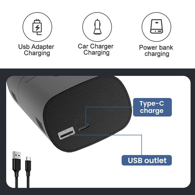 BowLift | Portable Wireless Car Tire Inflator Air Compressor - Practical Gift