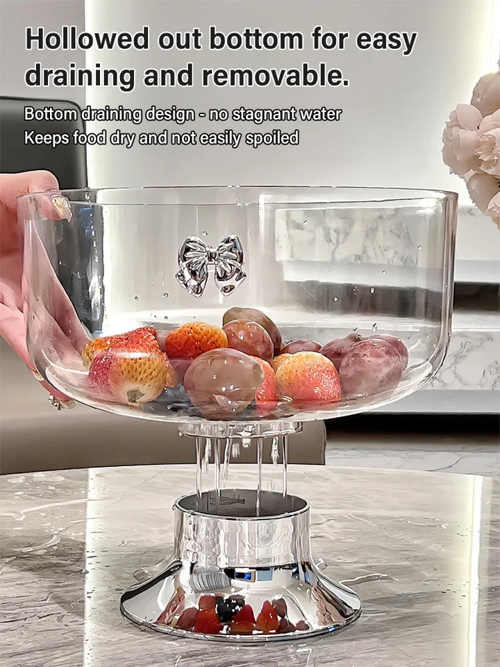 BowLift | Light Luxury Tall Fruit Plate