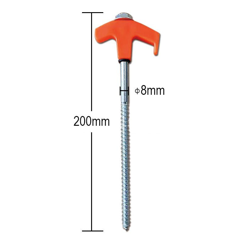 BowLift | Tent pegs that can be screwed into the ground