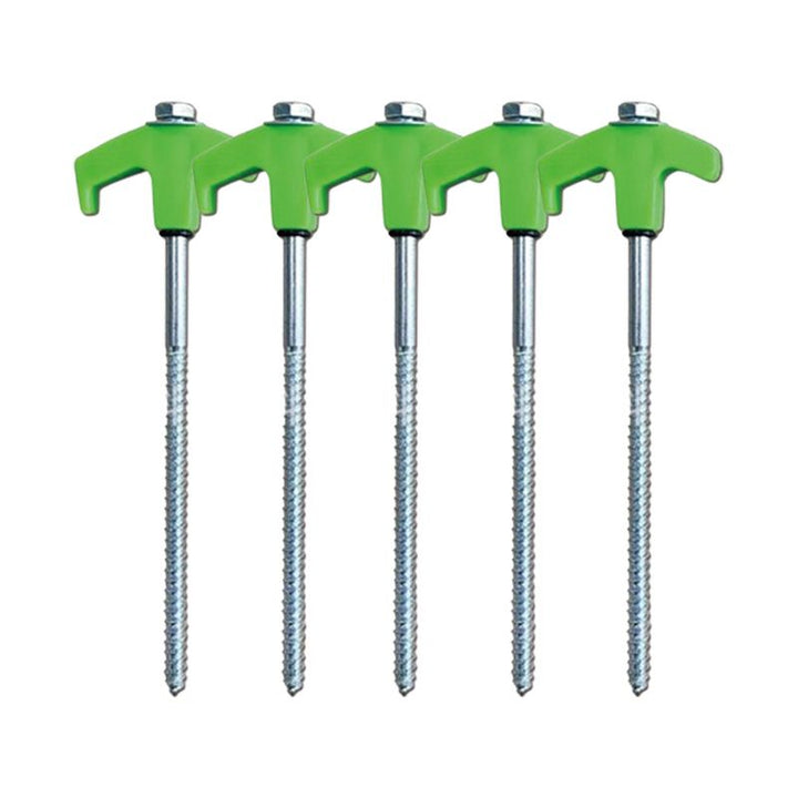 BowLift | Tent pegs that can be screwed into the ground