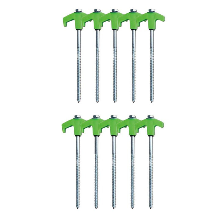 BowLift | Tent pegs that can be screwed into the ground