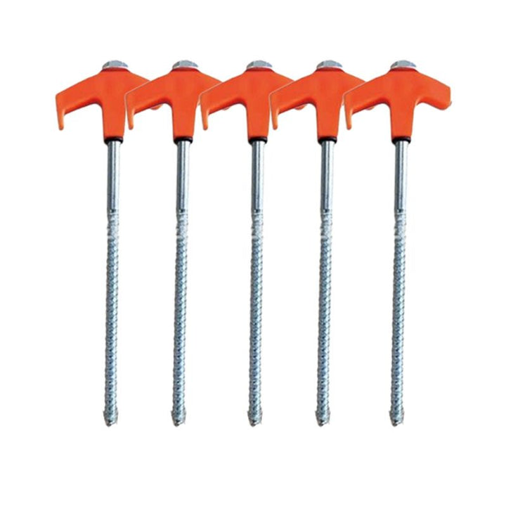 BowLift | Tent pegs that can be screwed into the ground