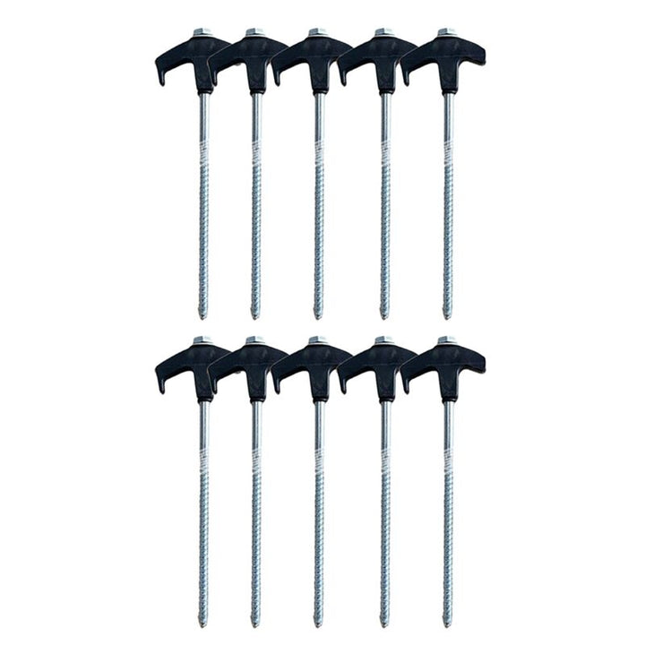 BowLift | Tent pegs that can be screwed into the ground