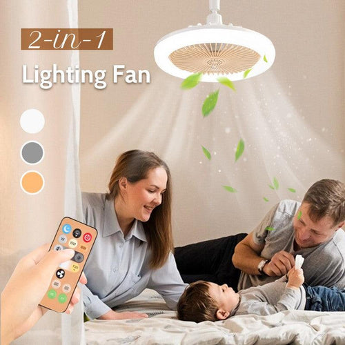 Remote Control Aromatherapy Ceiling Fan with Light | Bowlift