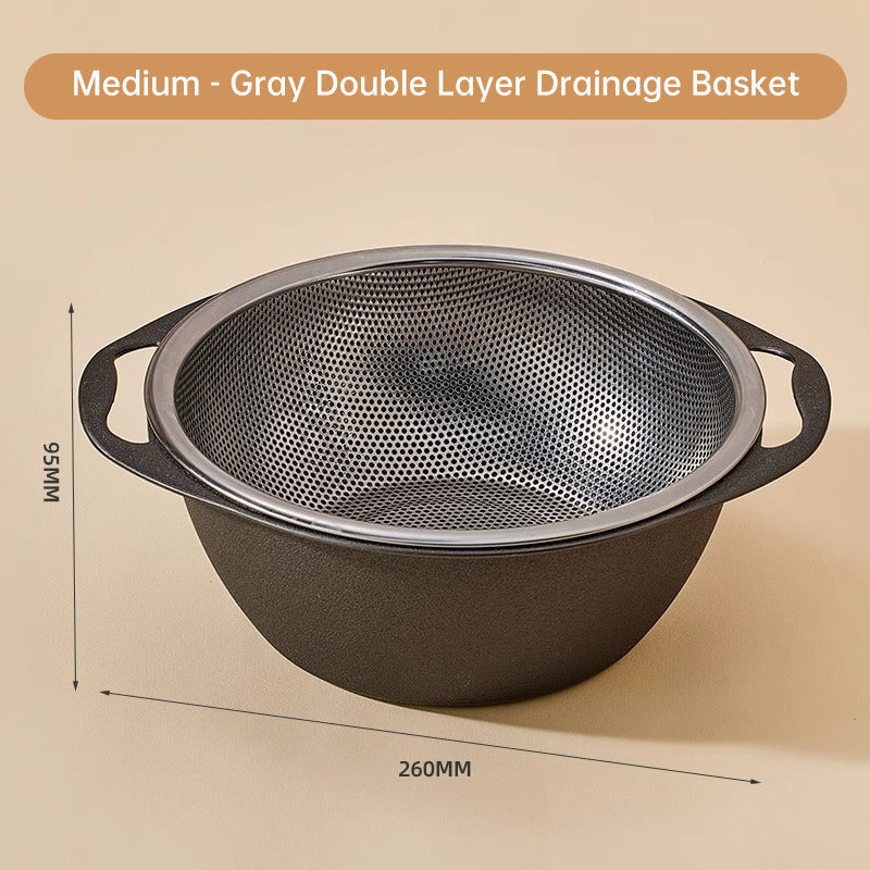BowLift | Multipurpose Double Layer Drainage Basket