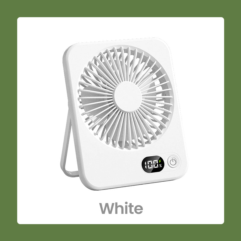 Rechargeable Compact Desktop Fan | Bowlift