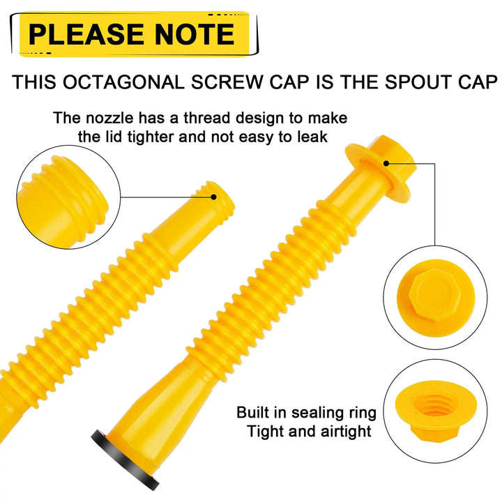 BowLift | Threaded pipes with hexagonal nuts