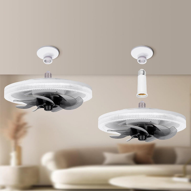 2-in-1 Mute Adjustable Fan Light with Remote Control | Bowlift