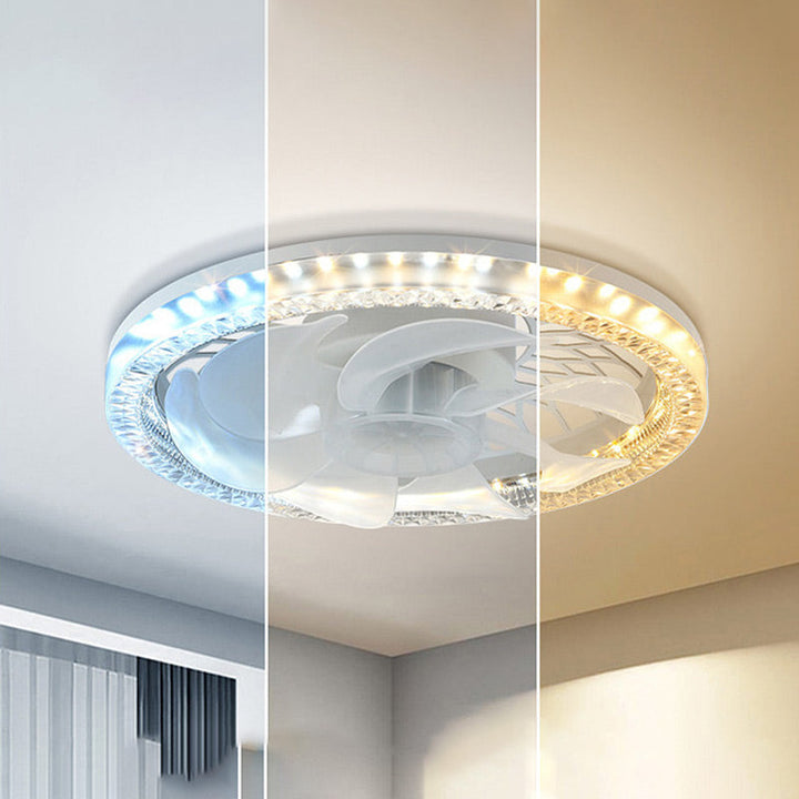 2-in-1 Mute Adjustable Fan Light with Remote Control | Bowlift