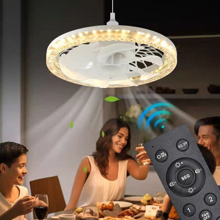 2-in-1 Mute Adjustable Fan Light with Remote Control | Bowlift