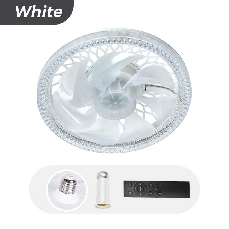 2-in-1 Mute Adjustable Fan Light with Remote Control | Bowlift