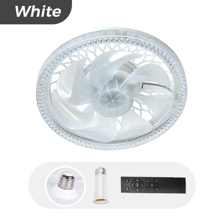 2-in-1 Mute Adjustable Fan Light with Remote Control | Bowlift