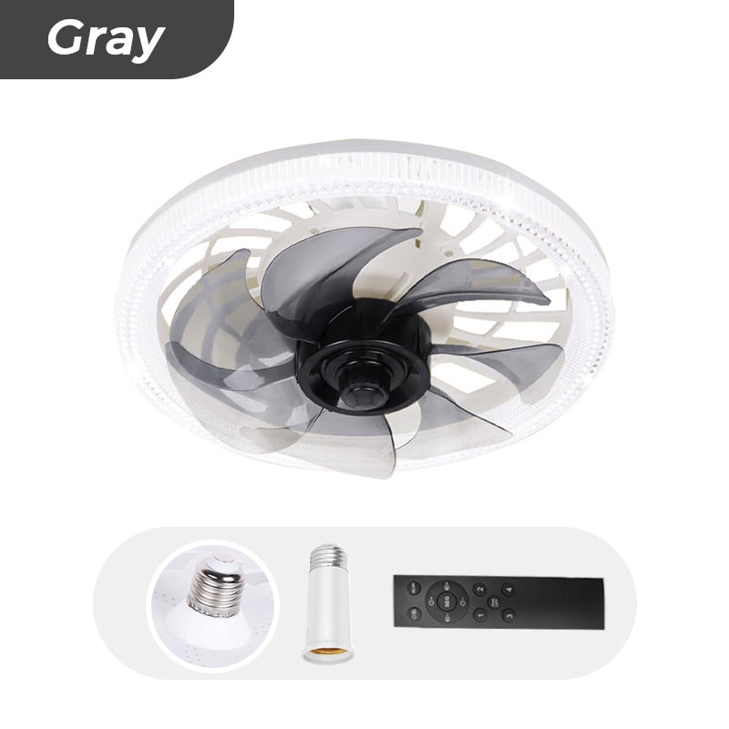 2-in-1 Mute Adjustable Fan Light with Remote Control | Bowlift